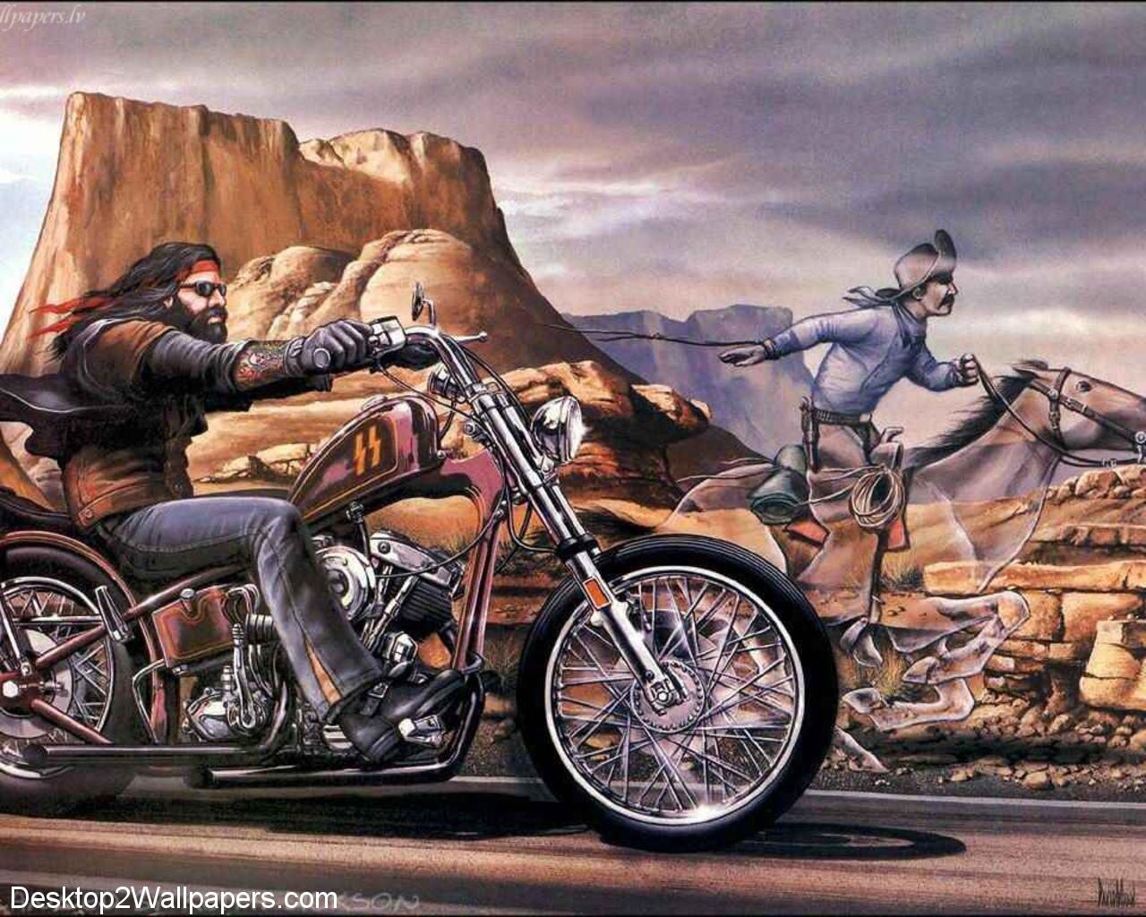 image For > Outlaw Biker Wallpaper