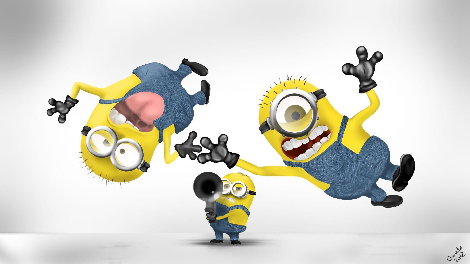 Funny Minions Despicable Me 2 Image Wallpaper Desktop Background Free
