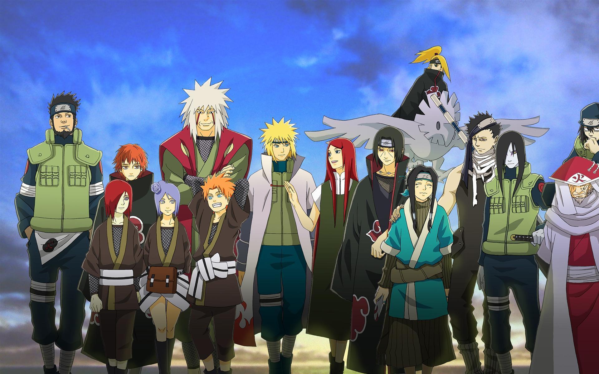 Naruto Characters Anime HD Wallpaper