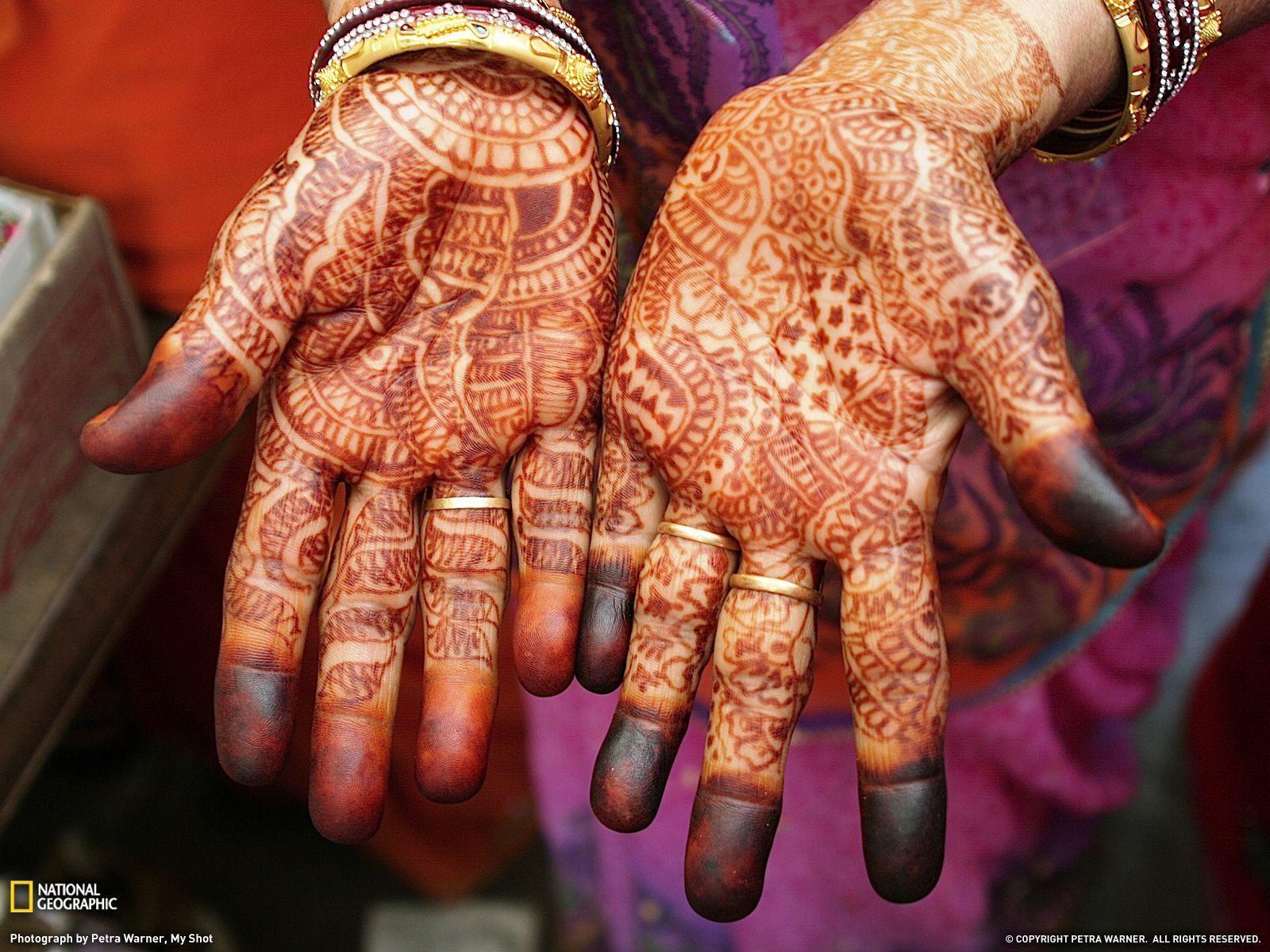 Henna Hands Photo, India Wallpaper