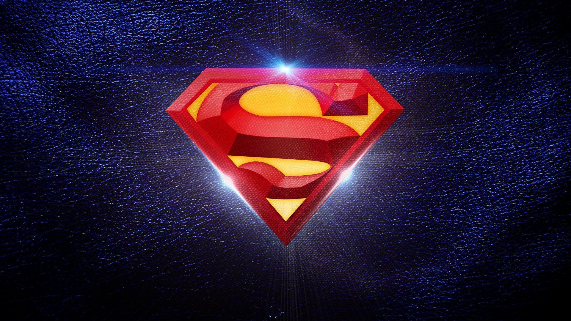 Superman Texture Logo HD Wallpaper Download Wallpaper