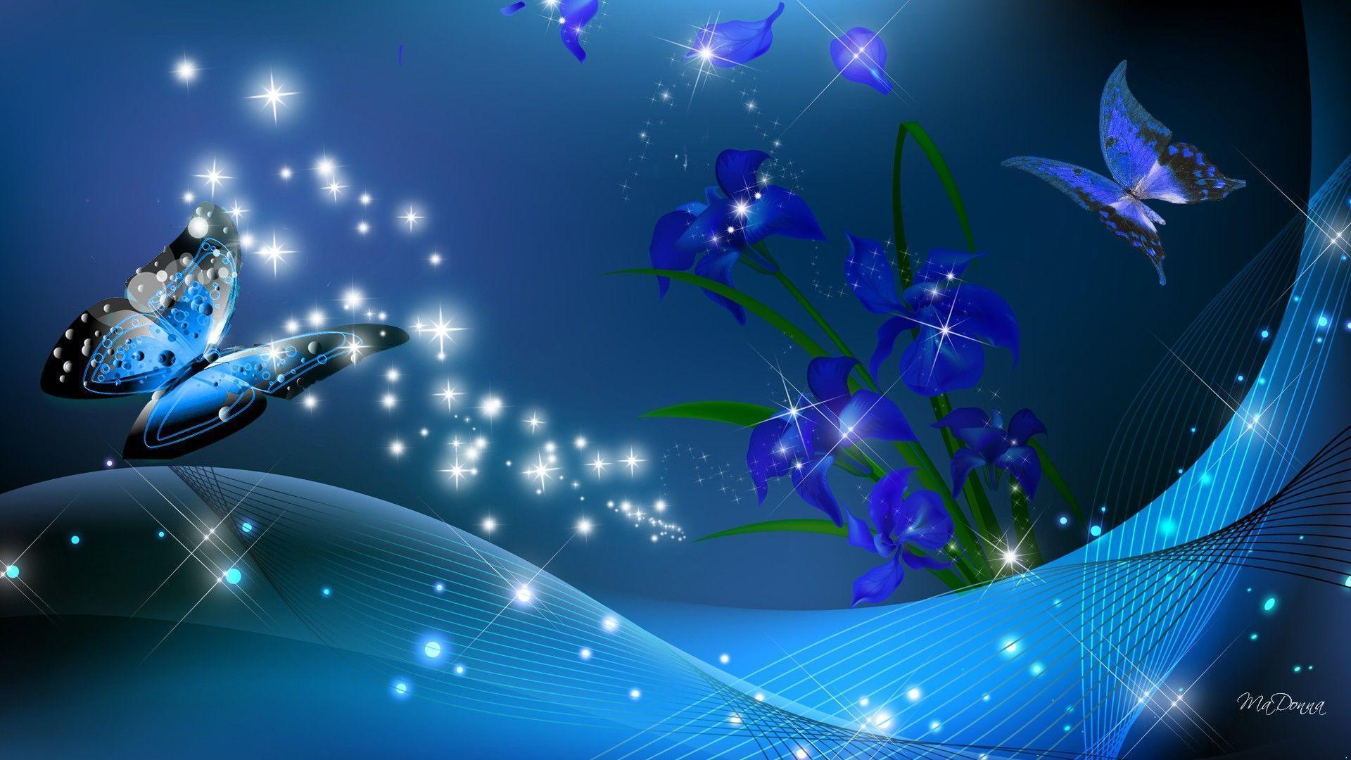 image For > Wallpaper Blue Nature
