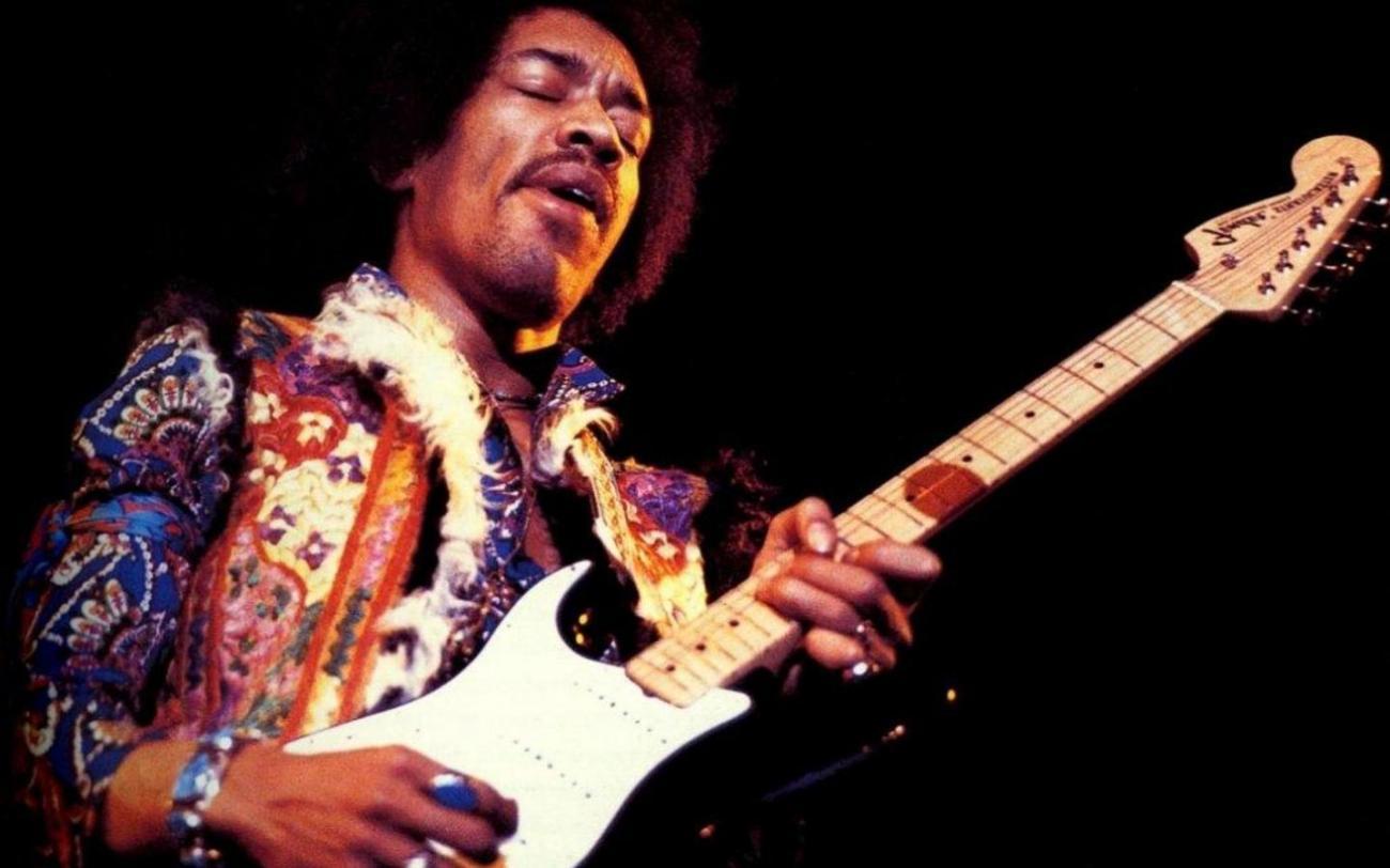 Jimi Hendrix Brown Guitar Wallpaper and Picture. Imageize: 89