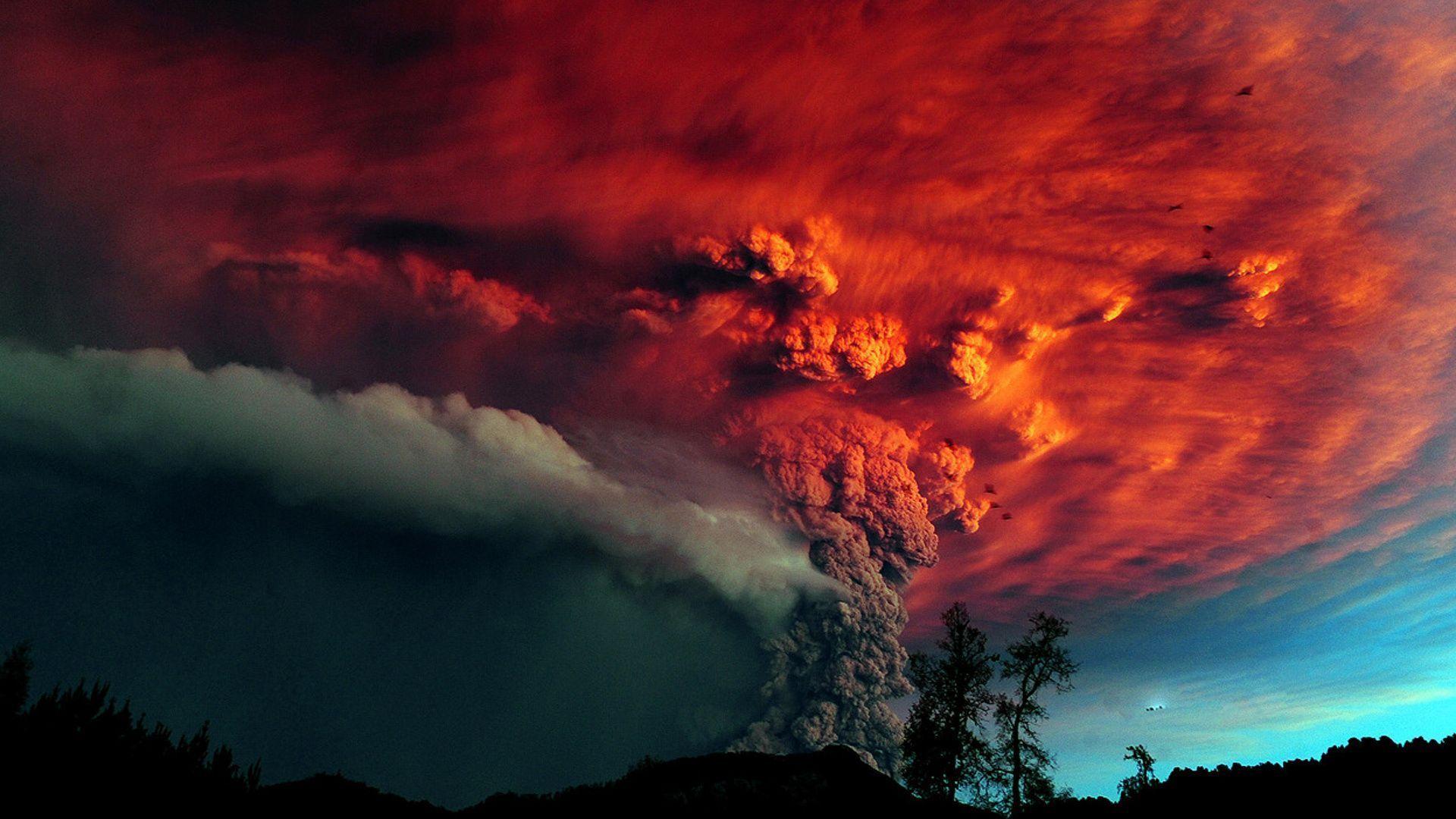 image For > Volcano Eruption Wallpaper HD