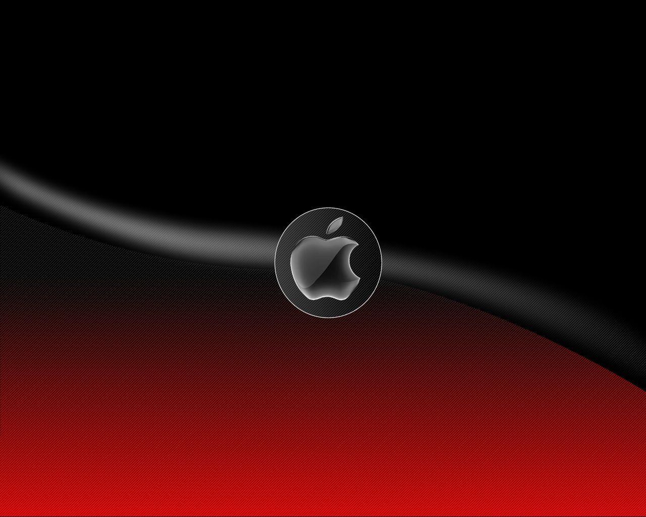 Wallpaper For > Red Apple Logo Wallpaper iPhone 4