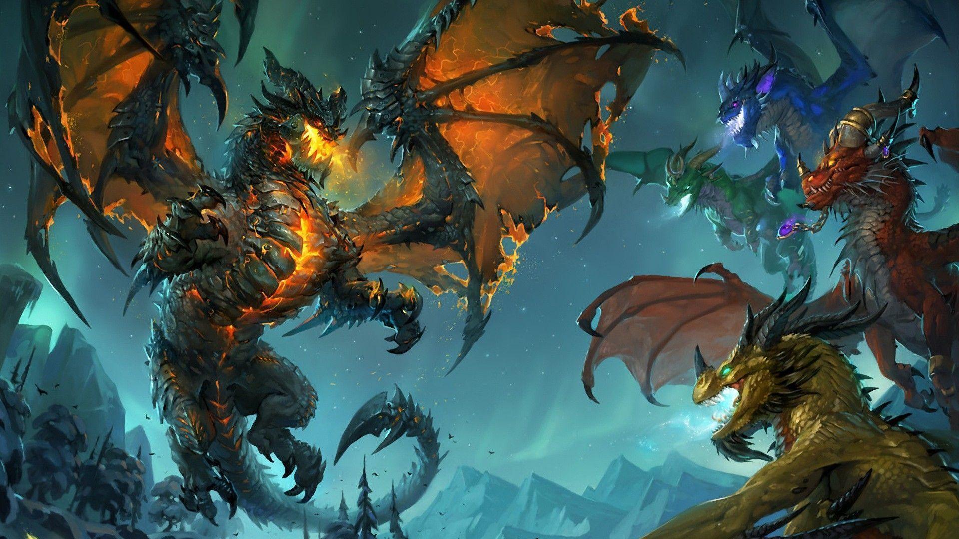 image For > Deathwing Wallpaper 1920x1080