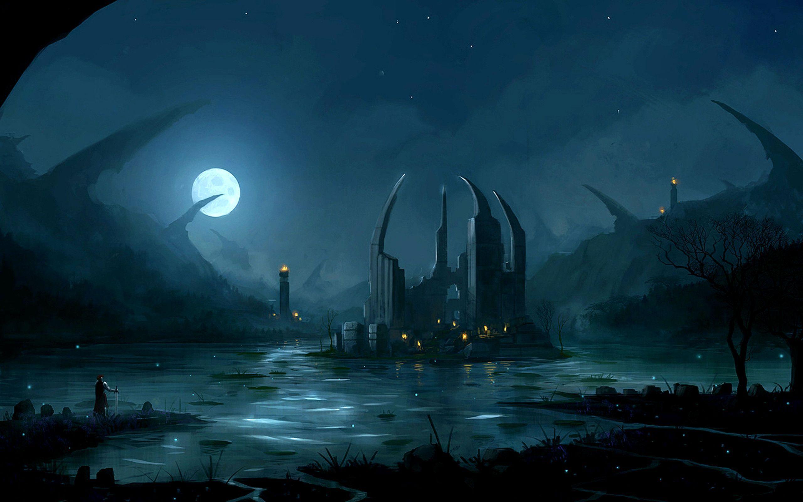 Fantasy Landscape. HD Wallpaper Image