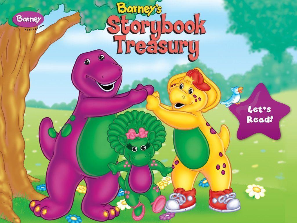 image For > Barney Cartoon Wallpaper