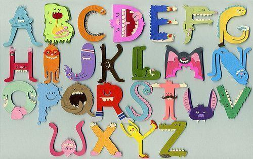 Monster Alphabet Wallpaper Sharing!