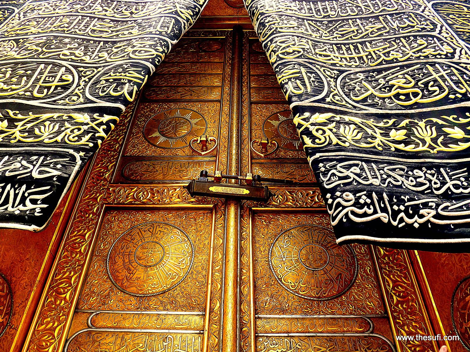 Door Of Kaaba Masjid E Haraam Makkah