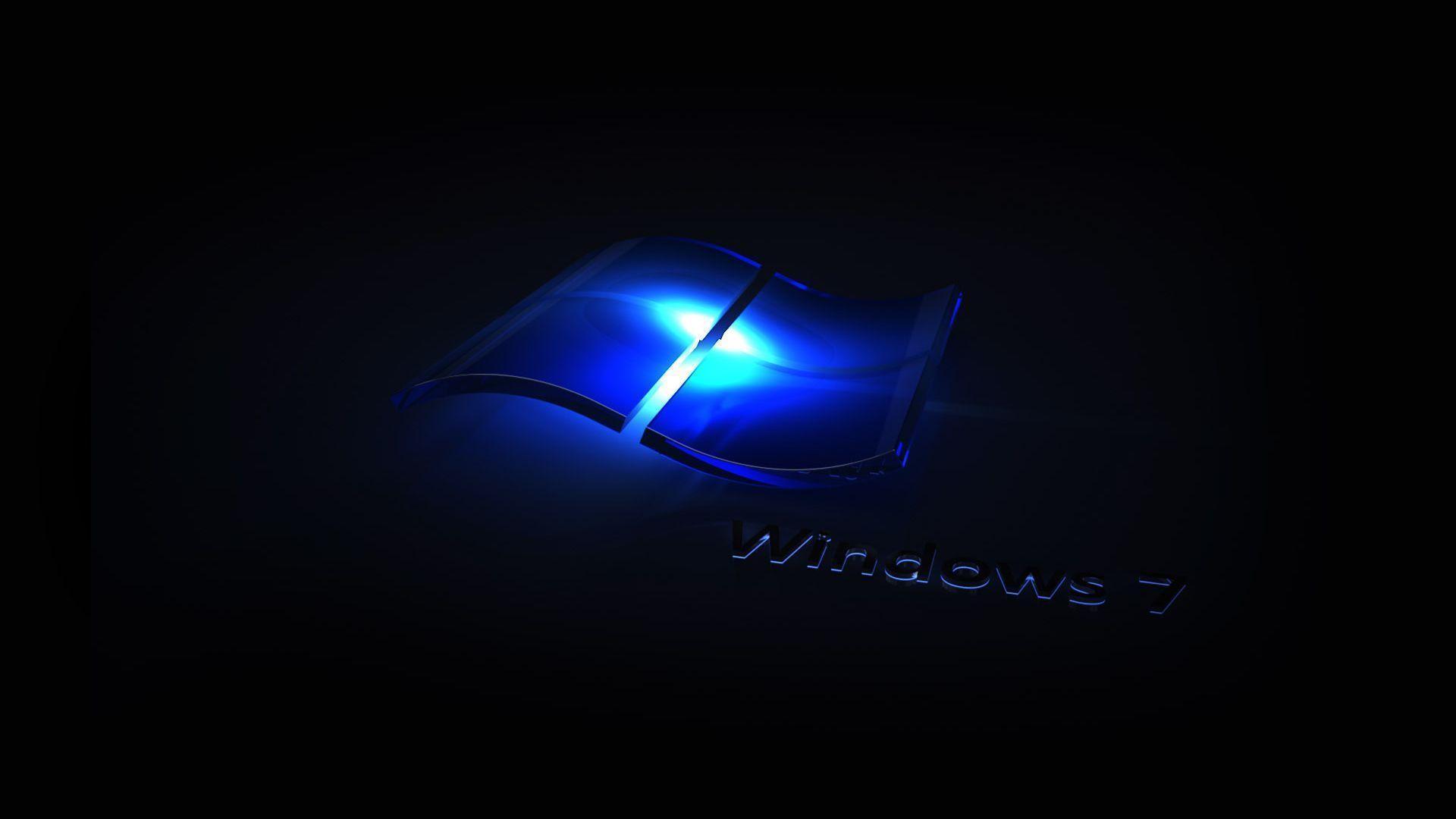 Desktop Wallpaper · Gallery · Windows 7 · Blue Light Windows 7