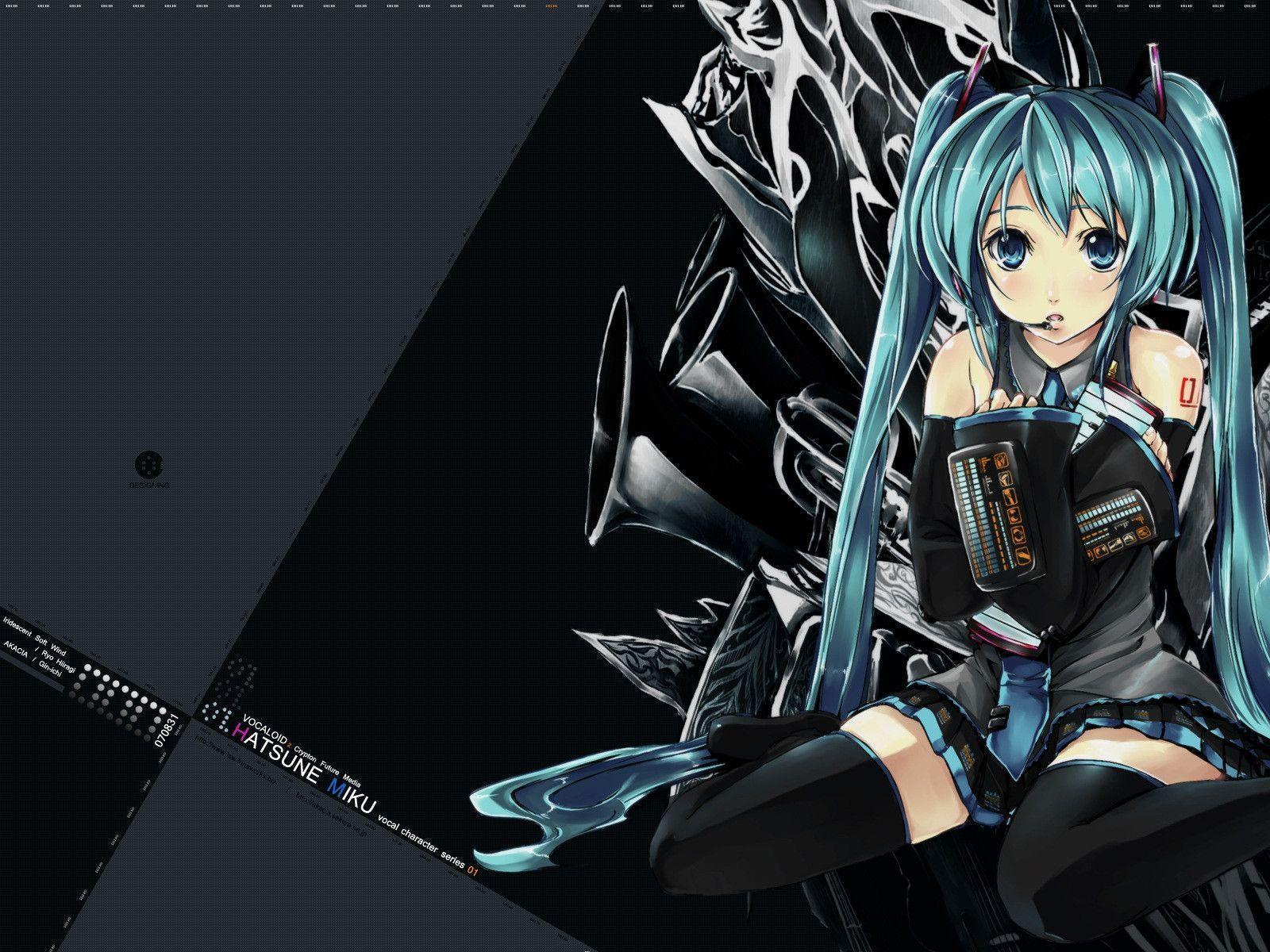 Hatsune Miku Backgrounds Wallpaper Cave 