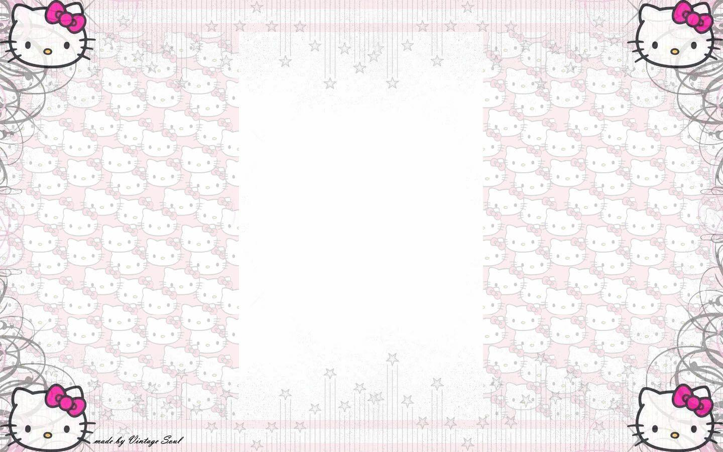 Wallpaper For > Hello Kitty Background For Facebook