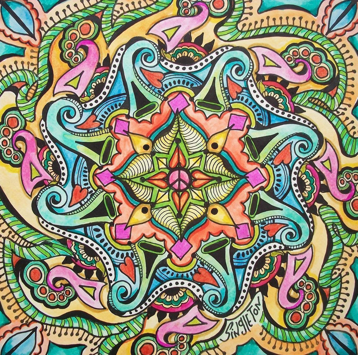 Wallpaper For > Flower Hippie Tumblr Background