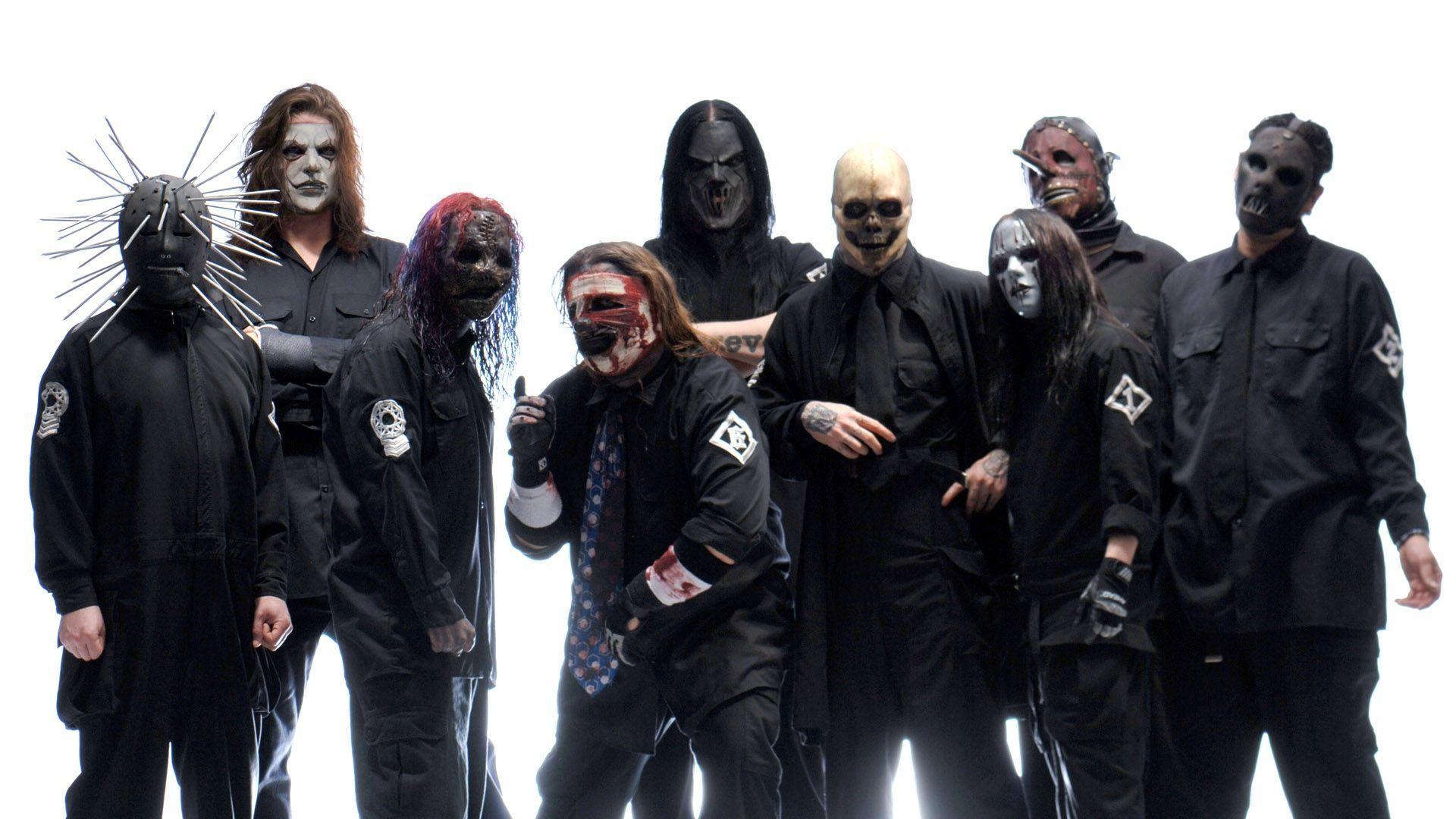 Slipknot Band Masks Costumes Image wallpaper #