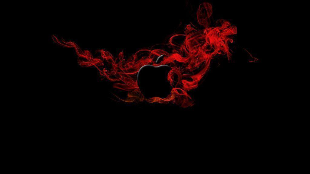 Red Flames Apple Wallpaper