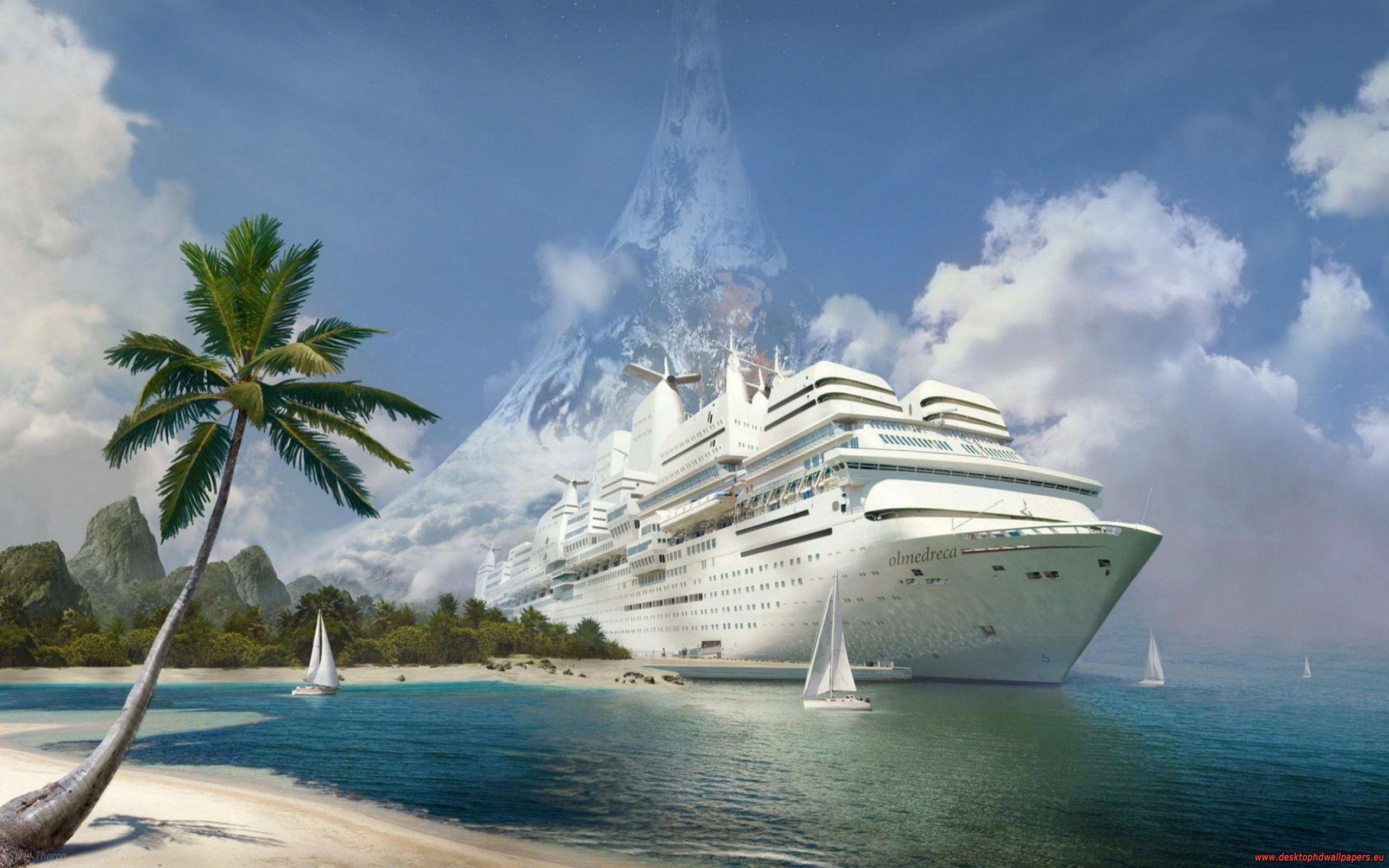 Olmedreca luxury cruise ship wallpaper in 2560×1600 resolution