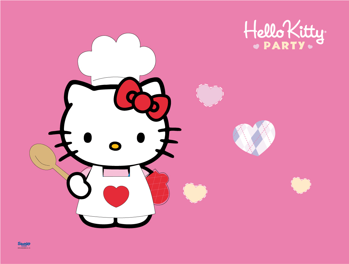 Hello Kitty Cooking Background For Free Download