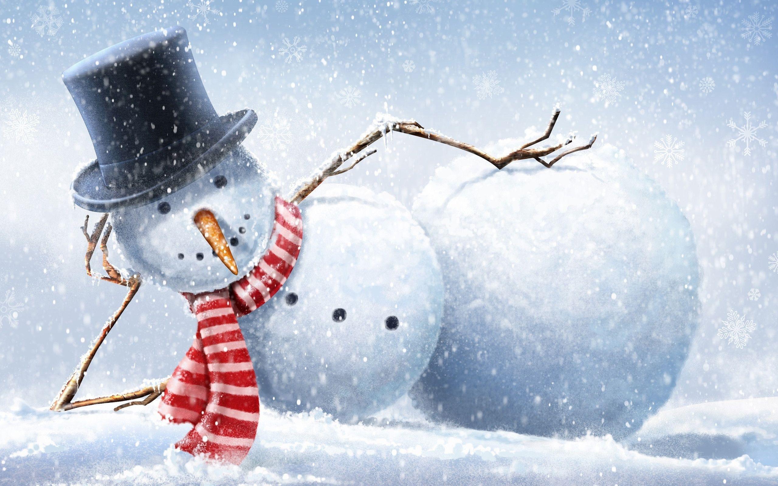 image For > 3D Snowman Wallpaper