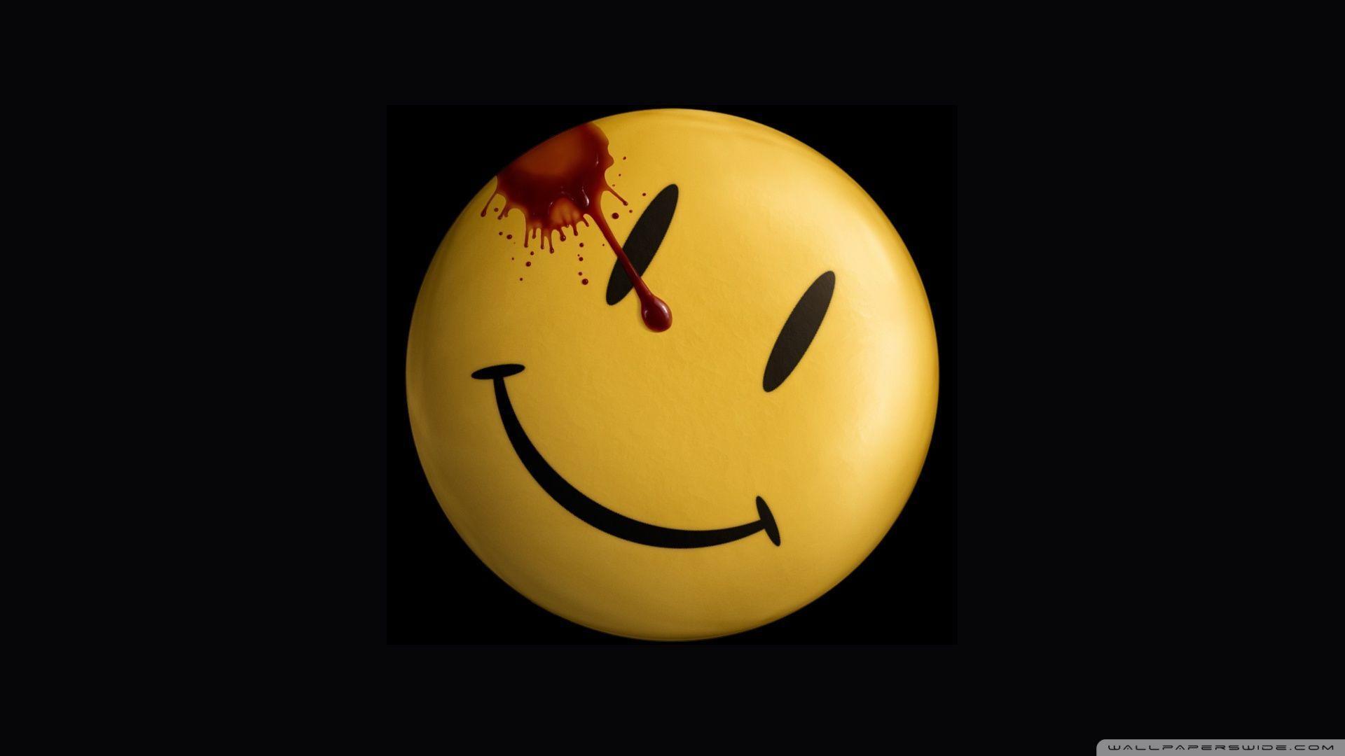 Download Watchmen Smiley Wallpaper 1920x1080