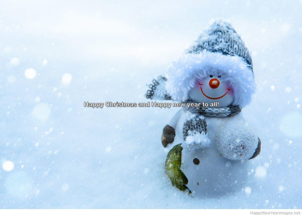 Funny snowman HD wallpaper winter 2014 2015