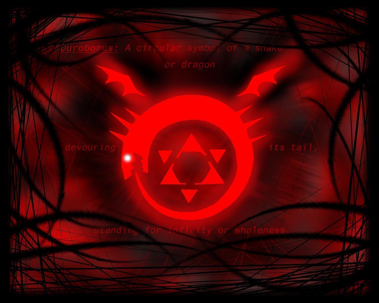 image For > Ouroboros Fullmetal Alchemist Wallpaper