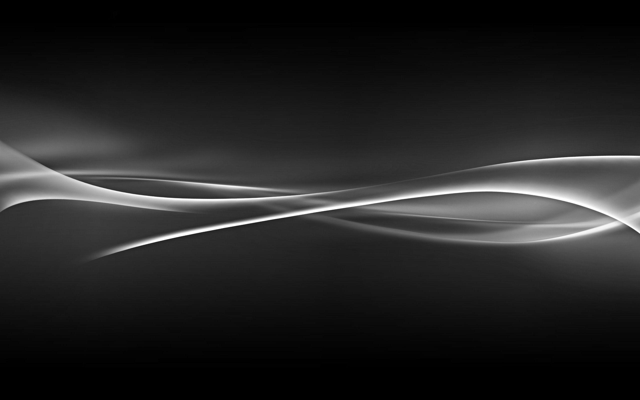 Black and white abstract swirls HD wallpaper background « HD