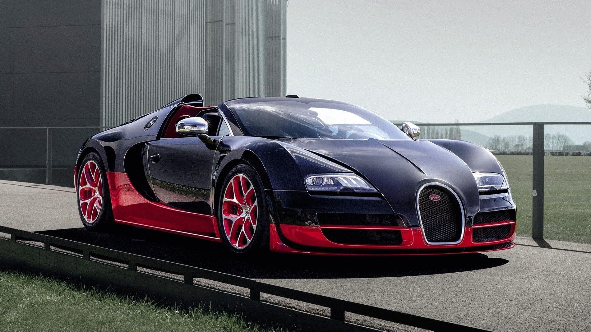 Red Black Bugatti Veyron Wallpaper. HD Car Wallpaper Picture. HD