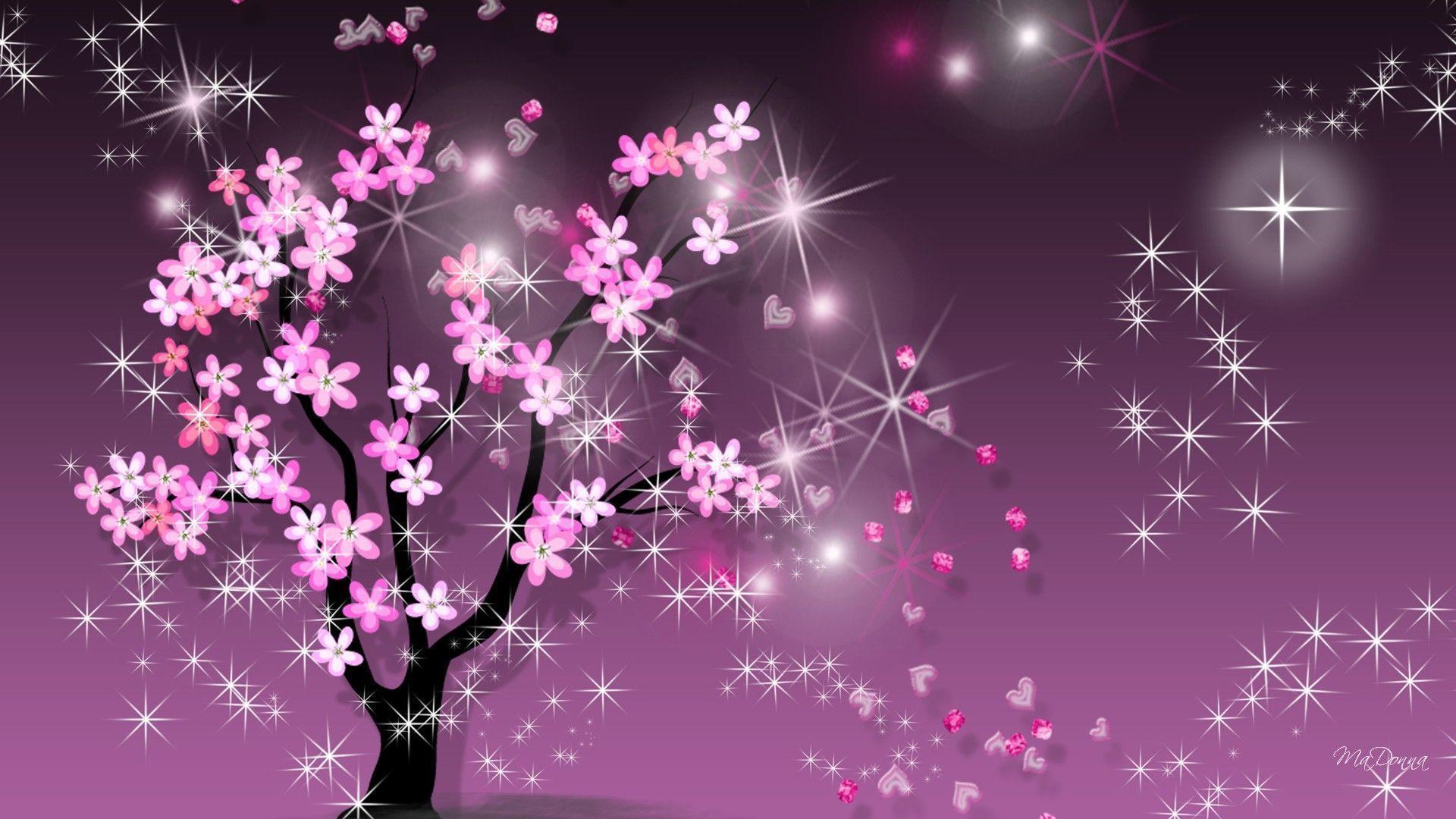 HD Sparkle Of Spring Sakura Wallpaper