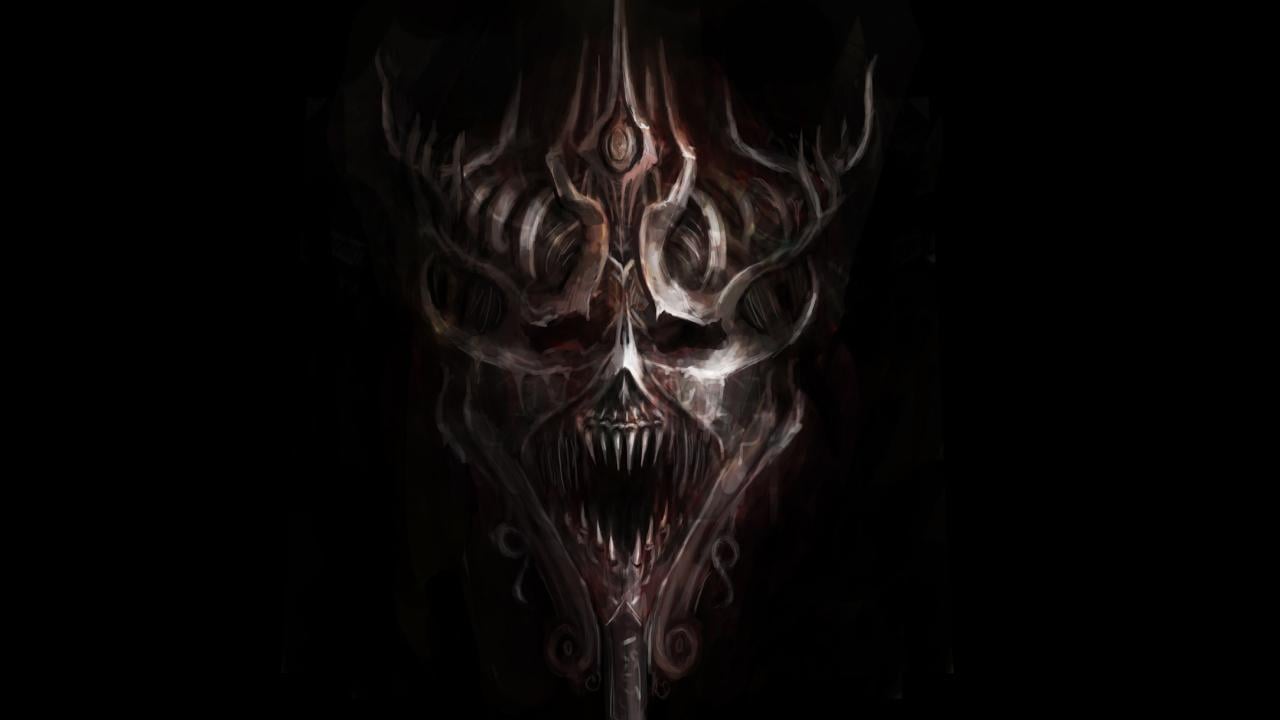 Download the EVIL SKULLS HD LIVE WALLPAPER Android Apps On