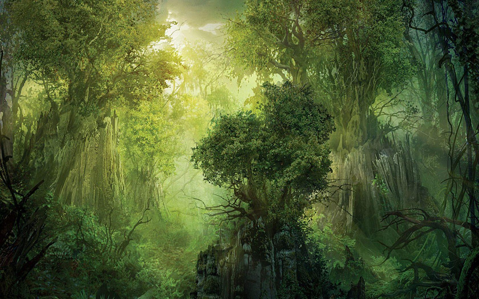Forest Fantasy Art Fresh New HD Wallpaper