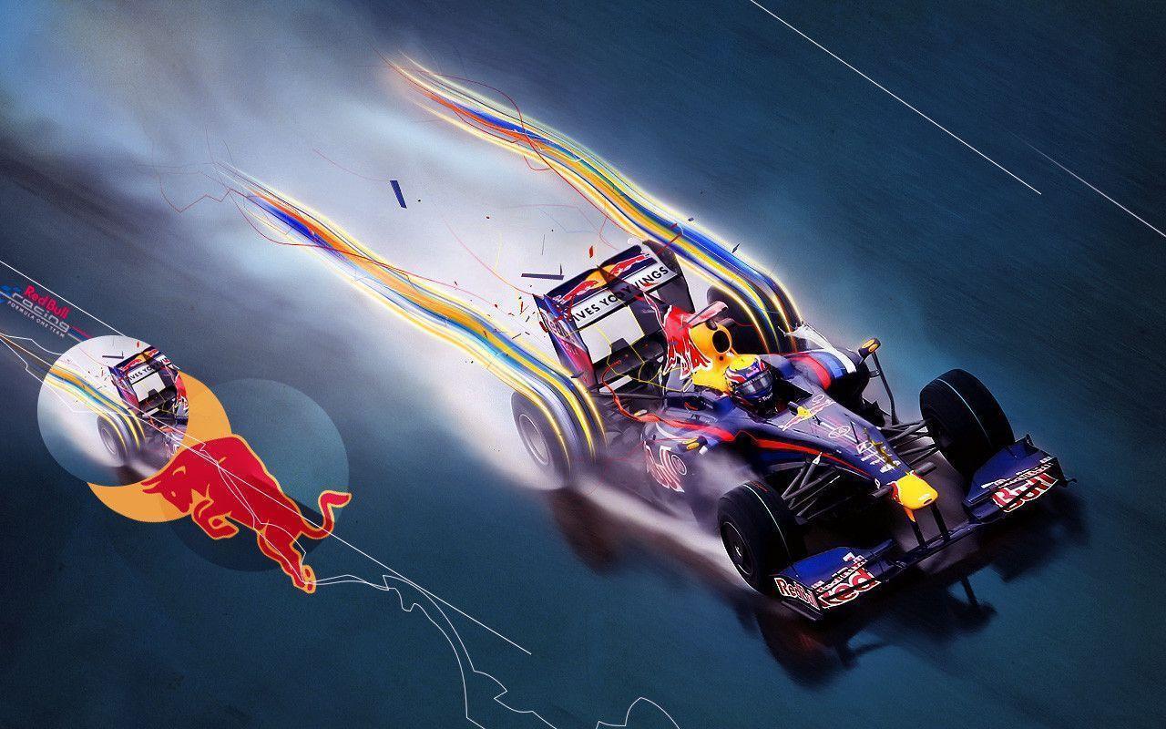 Wallpaper For > Red Bull Racing Logo Wallpaper