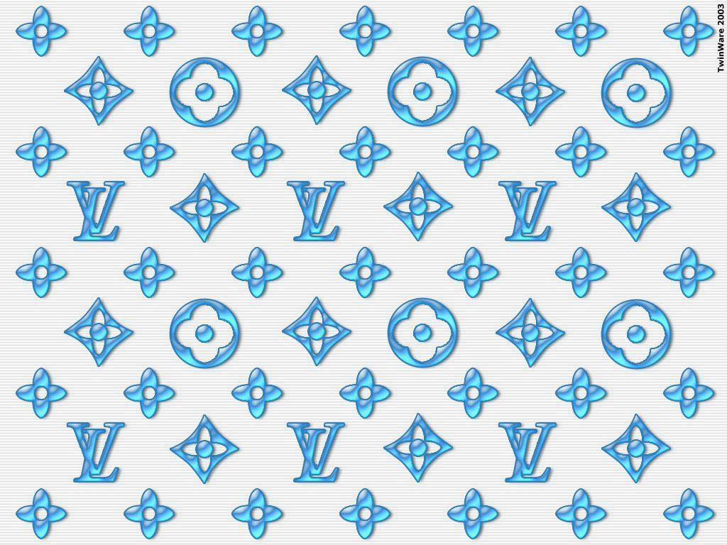 wallpaper louis vuitton logo blue