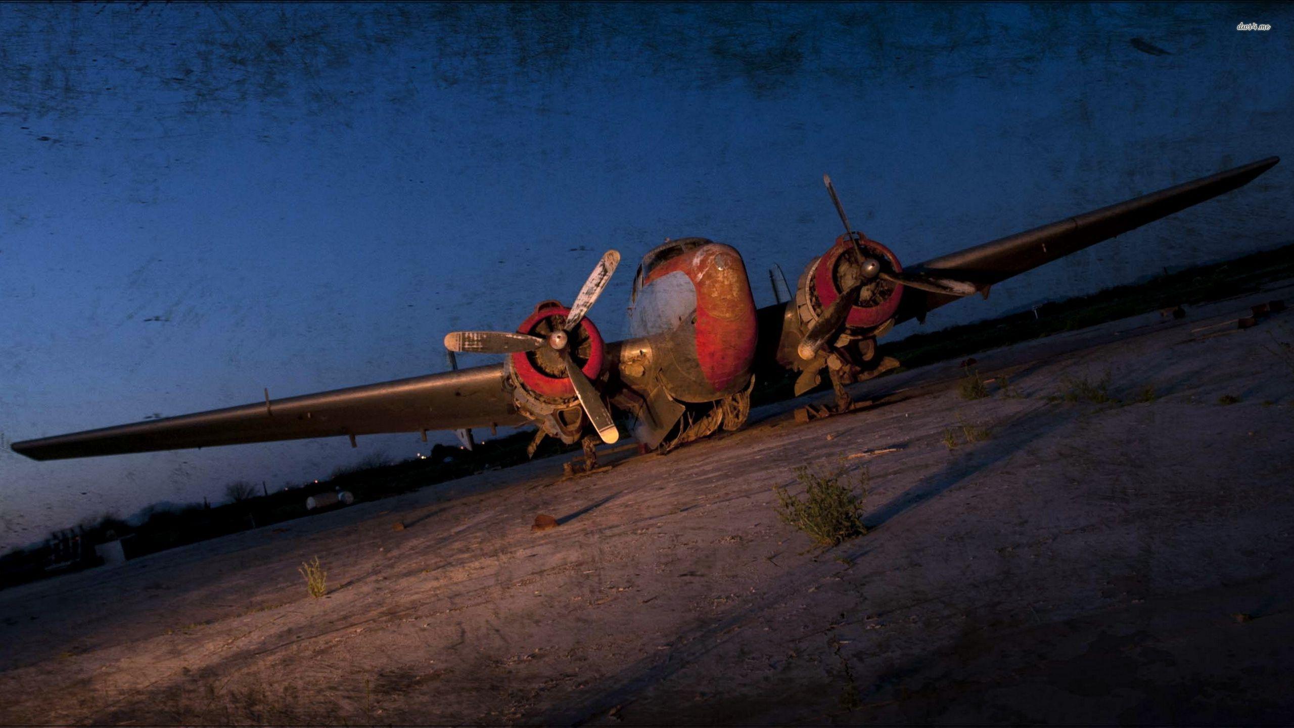 Rusty old plane wallpaper wallpaper - #