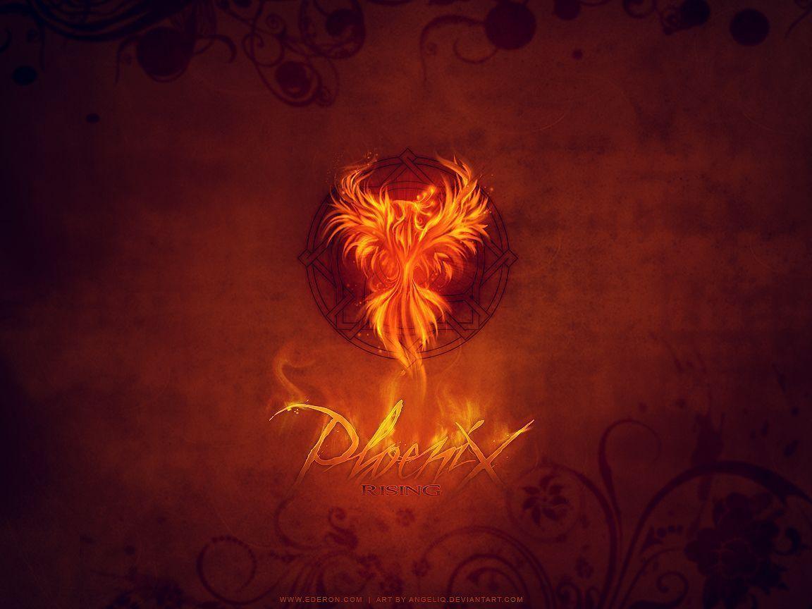 Pix For > Fire Phoenix Wallpaper