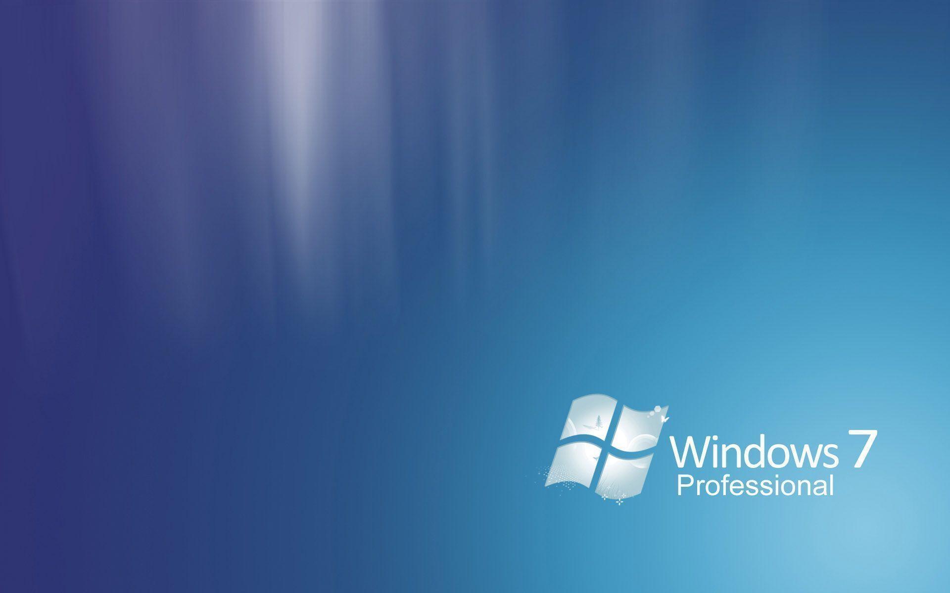Desktop Wallpaper · Gallery · Windows 7 · Windows 7 Blue glow