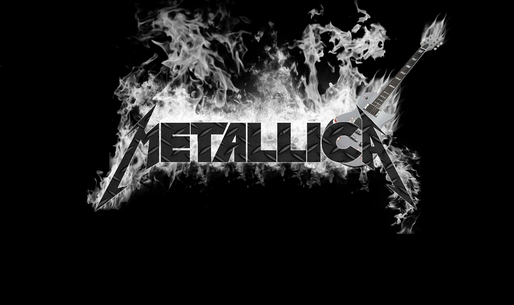 Metallica Smoke Logo Wallpaper Wide or HD. Digital Art Wallpaper