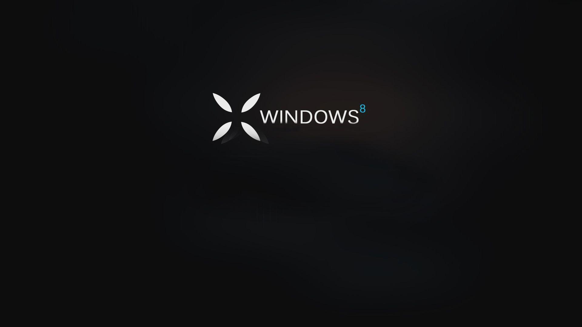 Windows 8 HD Black Desktop Background Wallpaper