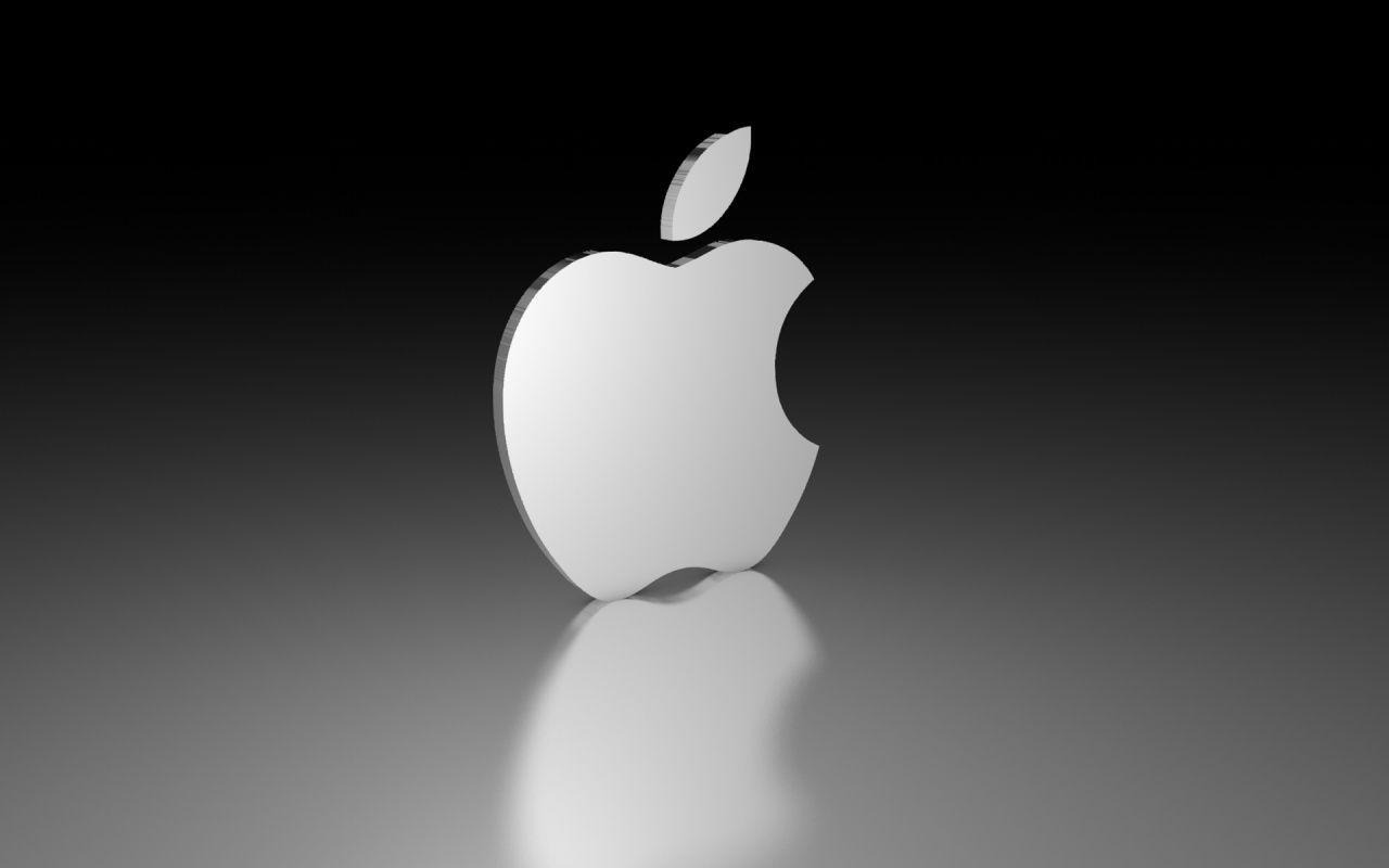 3D Apple Logo desktop PC and Mac wallpaper