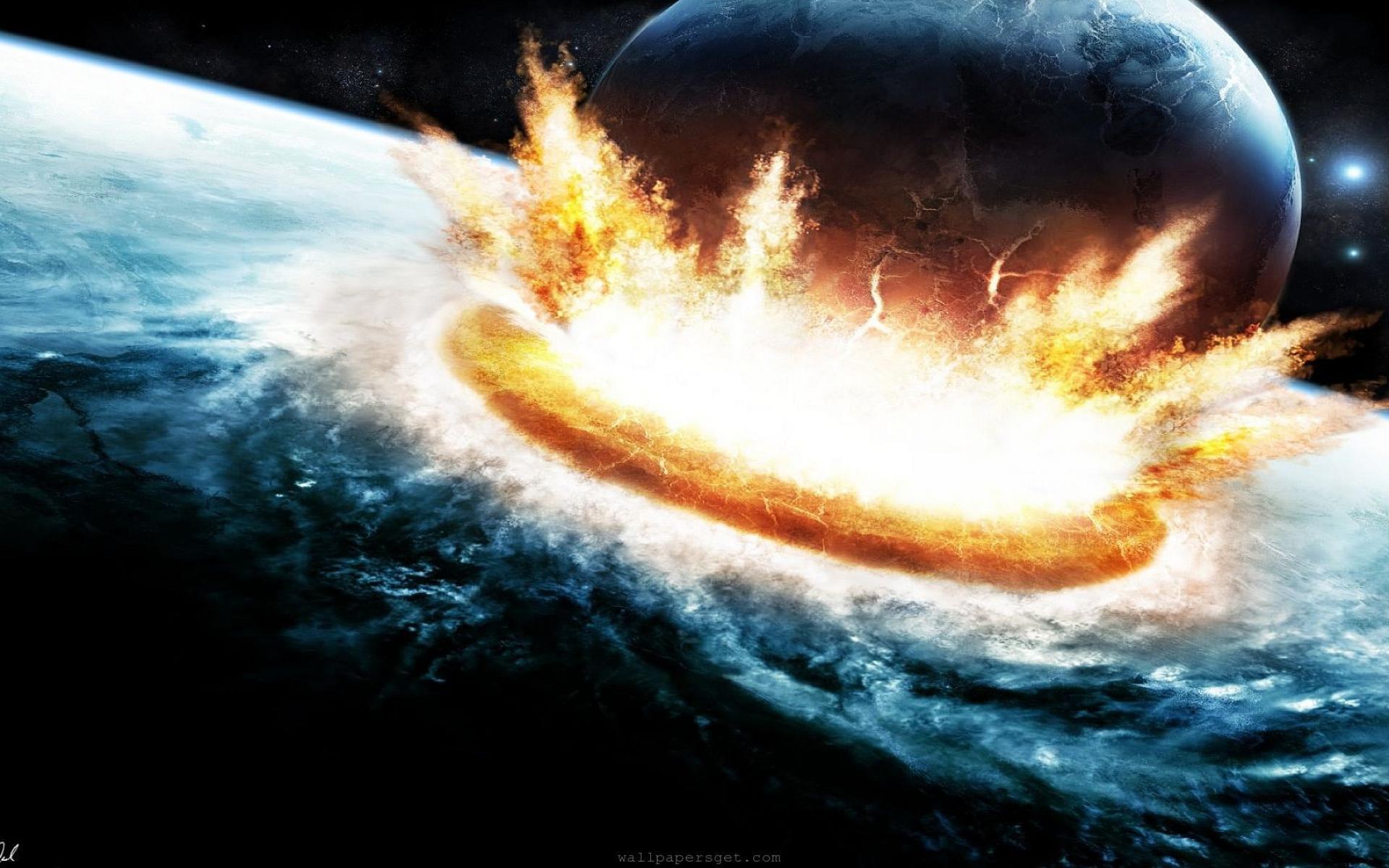 Planet Explosion wallpaper