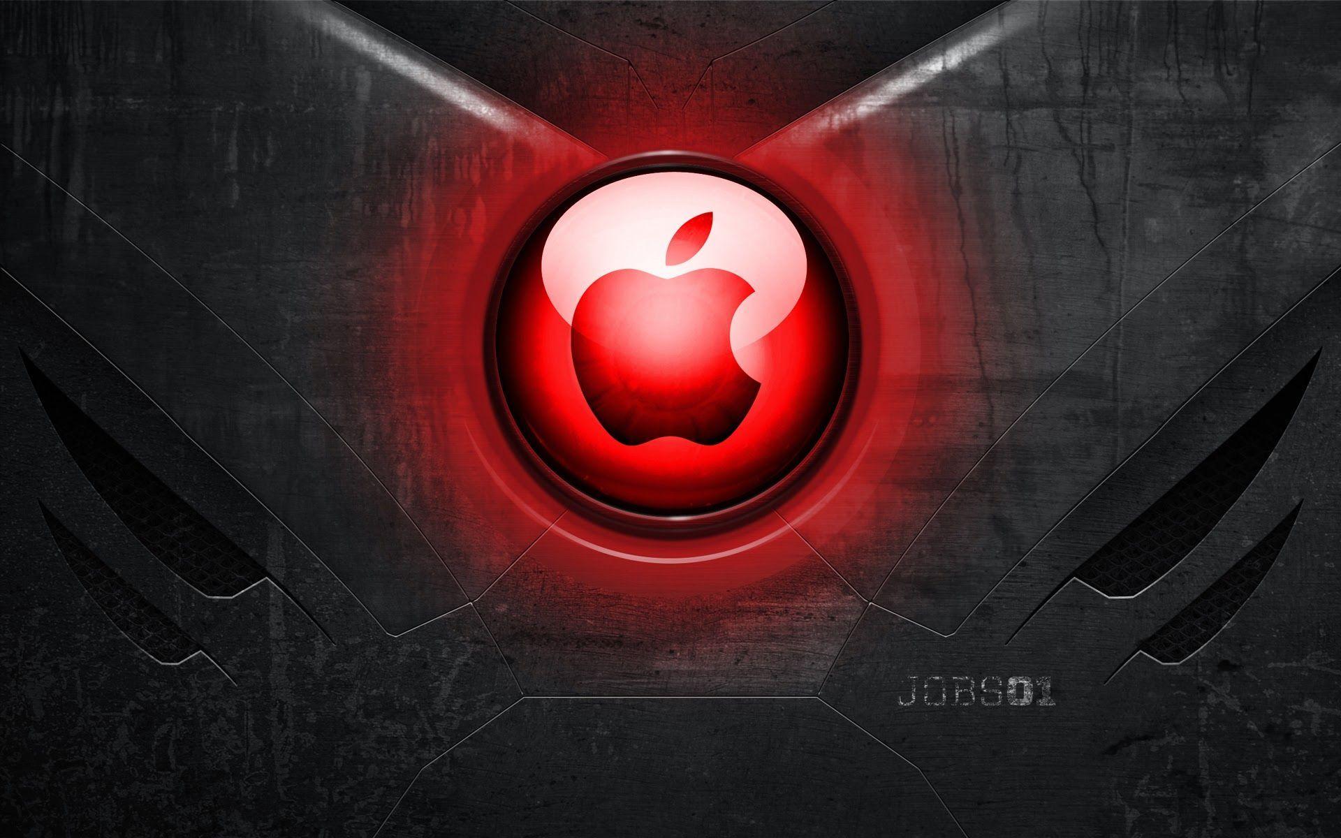 Iron Man Heart Apple Logo a522 HD Wallpaper