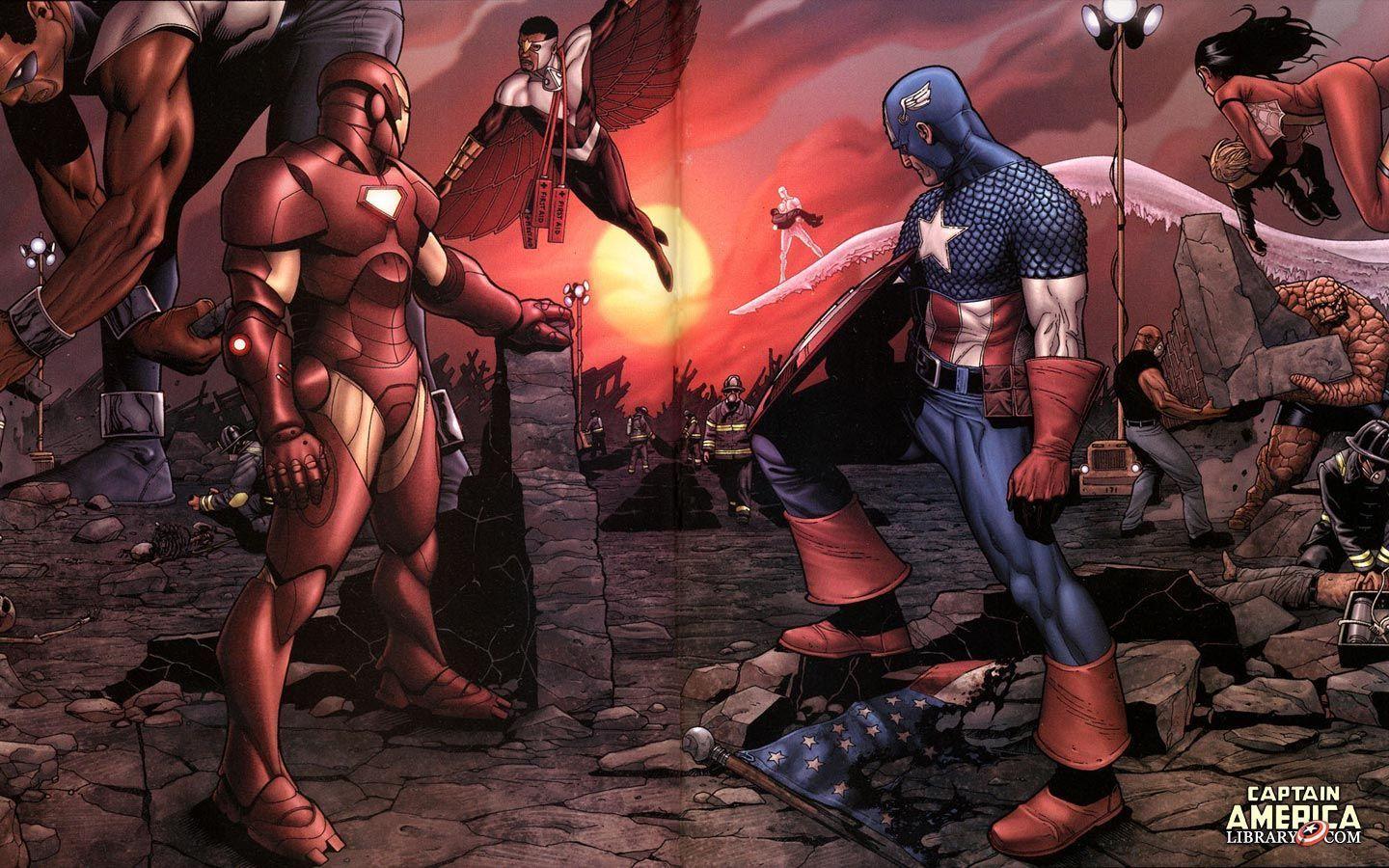 image For > Marvel Civil War Wallpaper HD