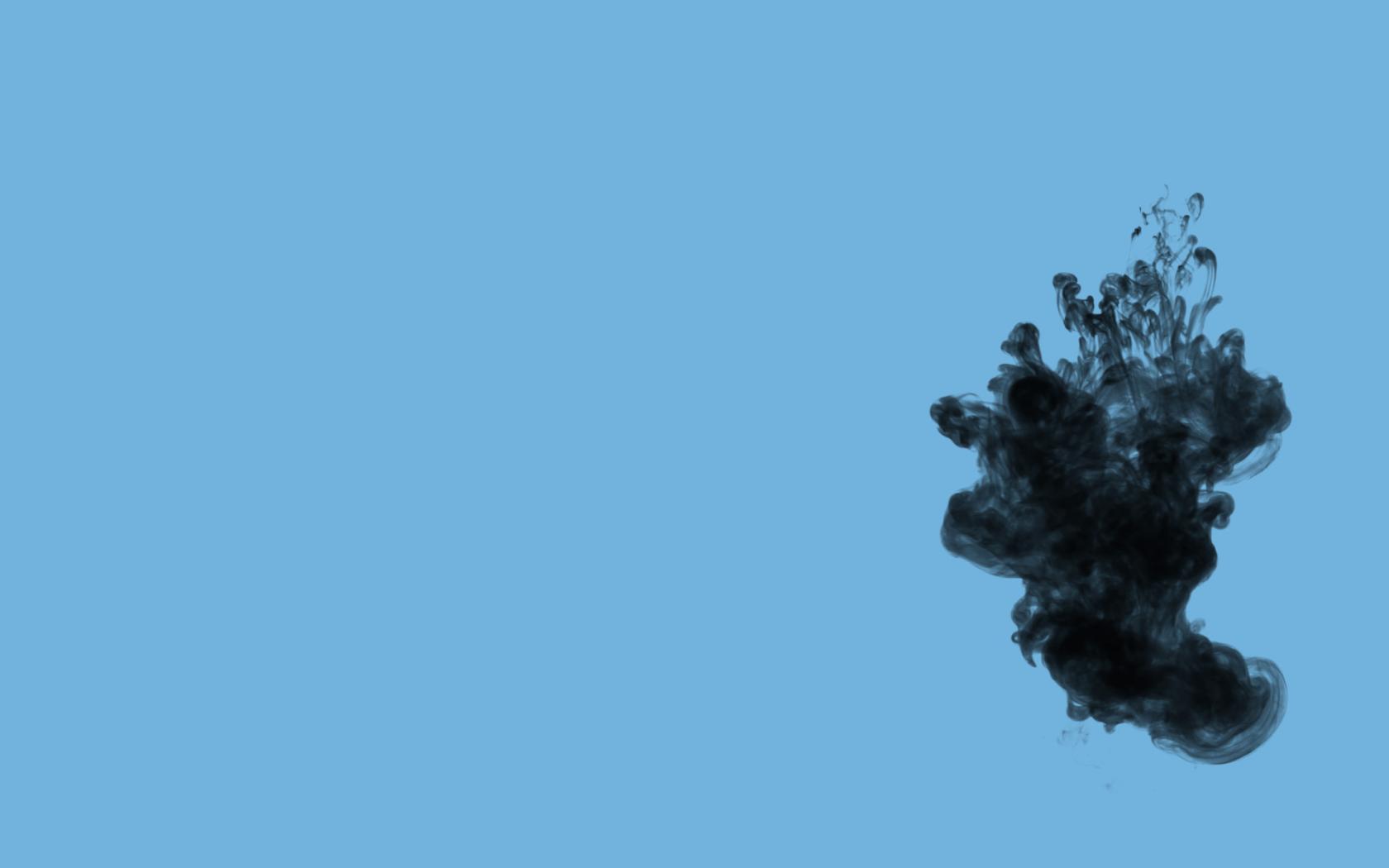 Light Blue Black Smoke Wallpaper. Black Smoke
