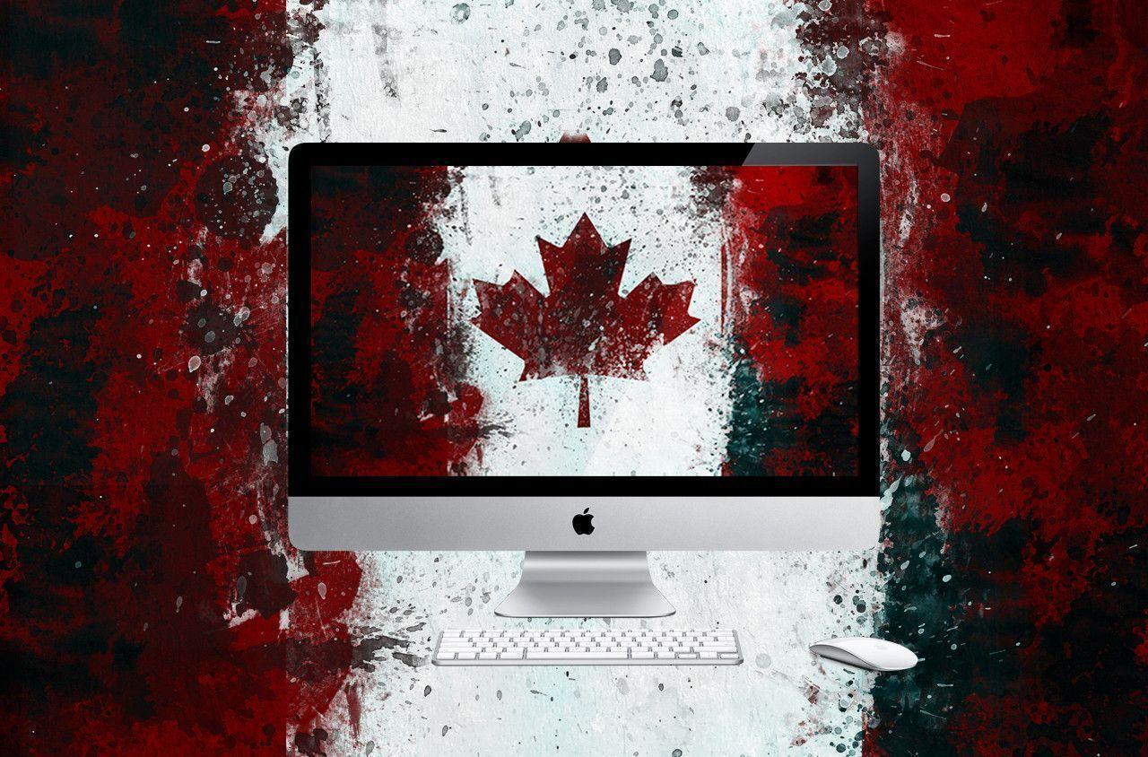 image For > Canada Flag Leaf Wallpaper