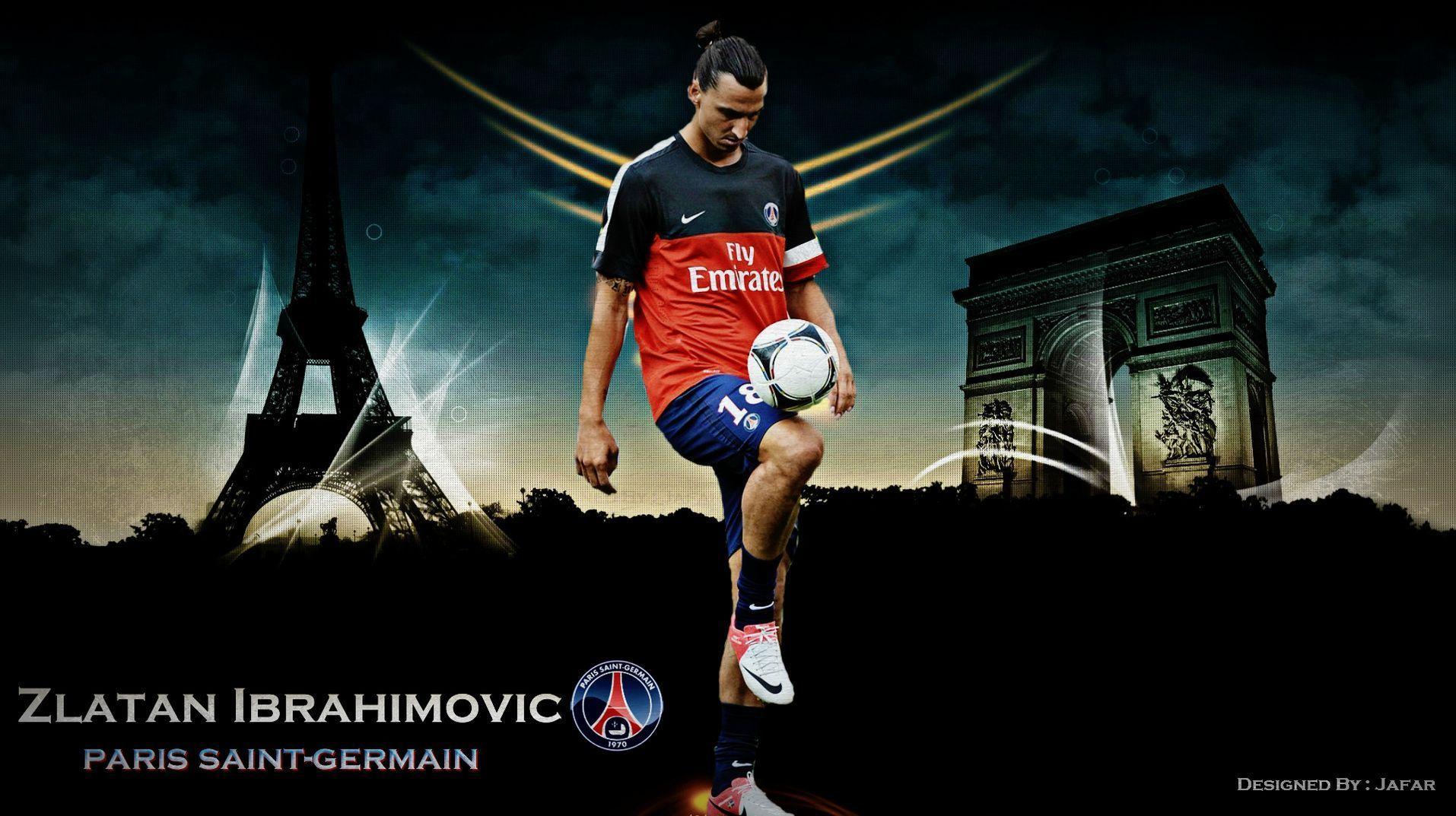Zlatan Ibrahimovic PSG Wallpaper HD, Football Picture