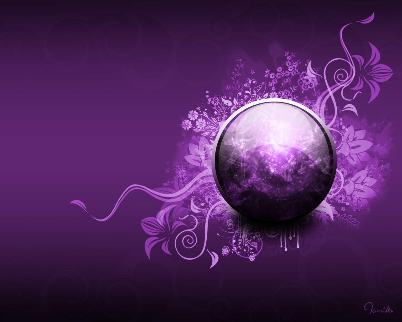 Wallpaper For > Pretty Purple Design Background