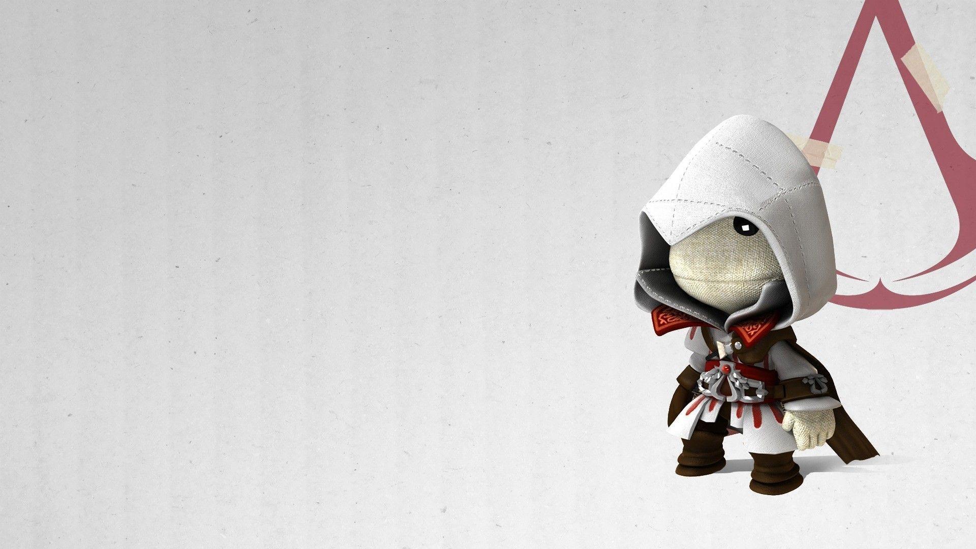 Assassins Creed Altair Sackboy Wallpaper Games