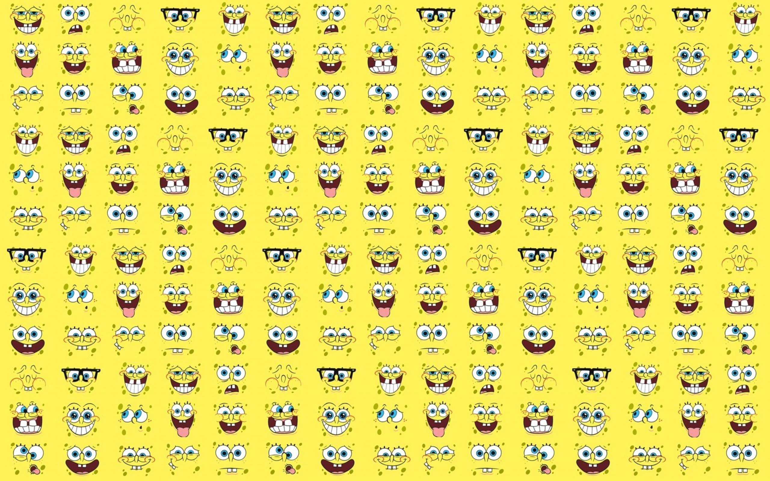 Spongebob Squarepants Faces Wallpaper « wallpafar.com