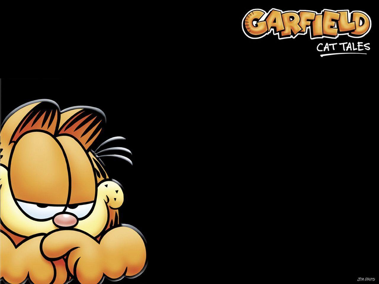 Wallpaper For > Cute Garfield Wallpaper