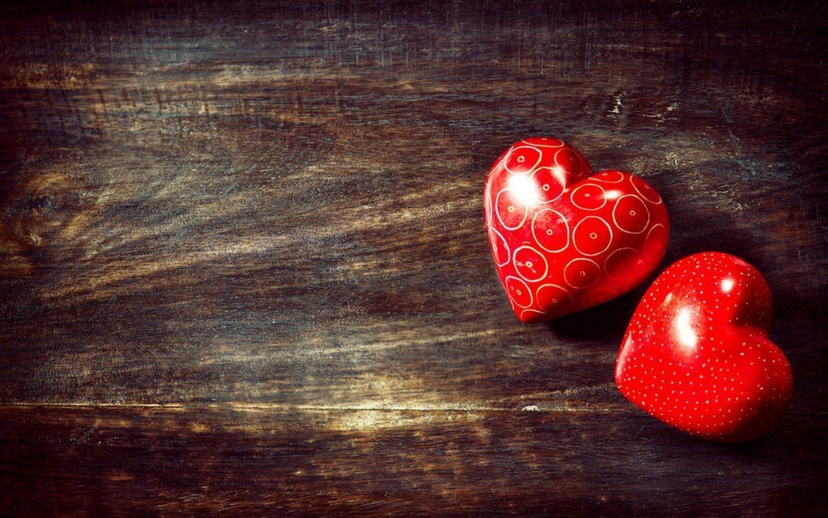 Hearts Red Love HD Wallpaper